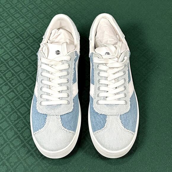 Stuart Weitzman Daryl Sneakers Denim & White NIB Size EU 40 / US 9.5 - Picture 2 of 5